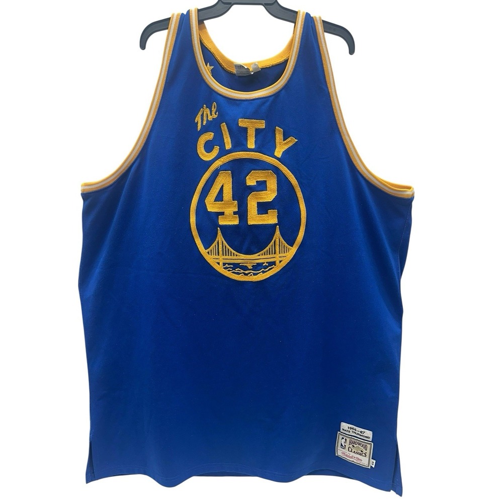 Mitchell & Ness Golden State Warriors Nate Thurmond 1966-67 NBA Jersey Size 60‎